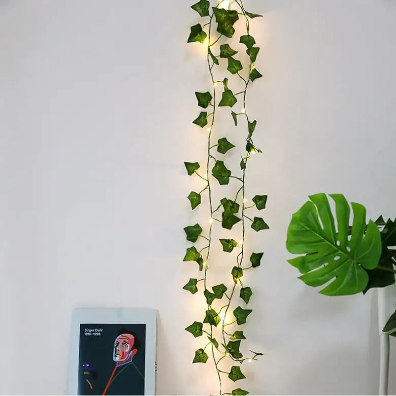 Maple Leaf Rattan Decorative String Lights
