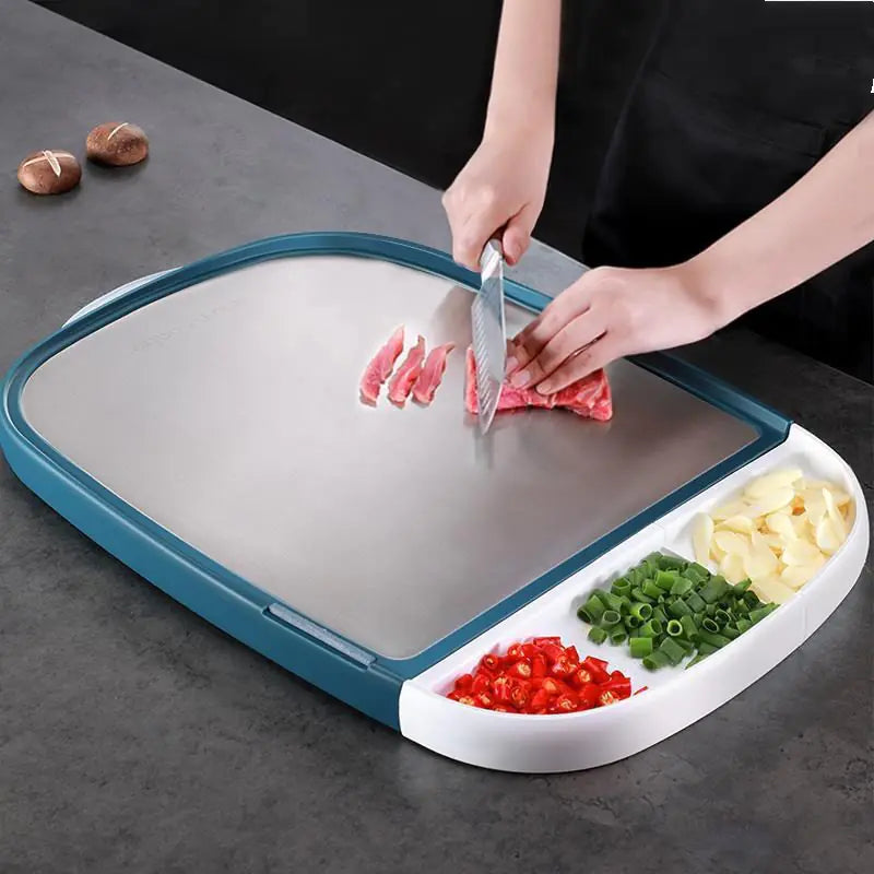 Multifunctional Stainless Steel Cutting Board